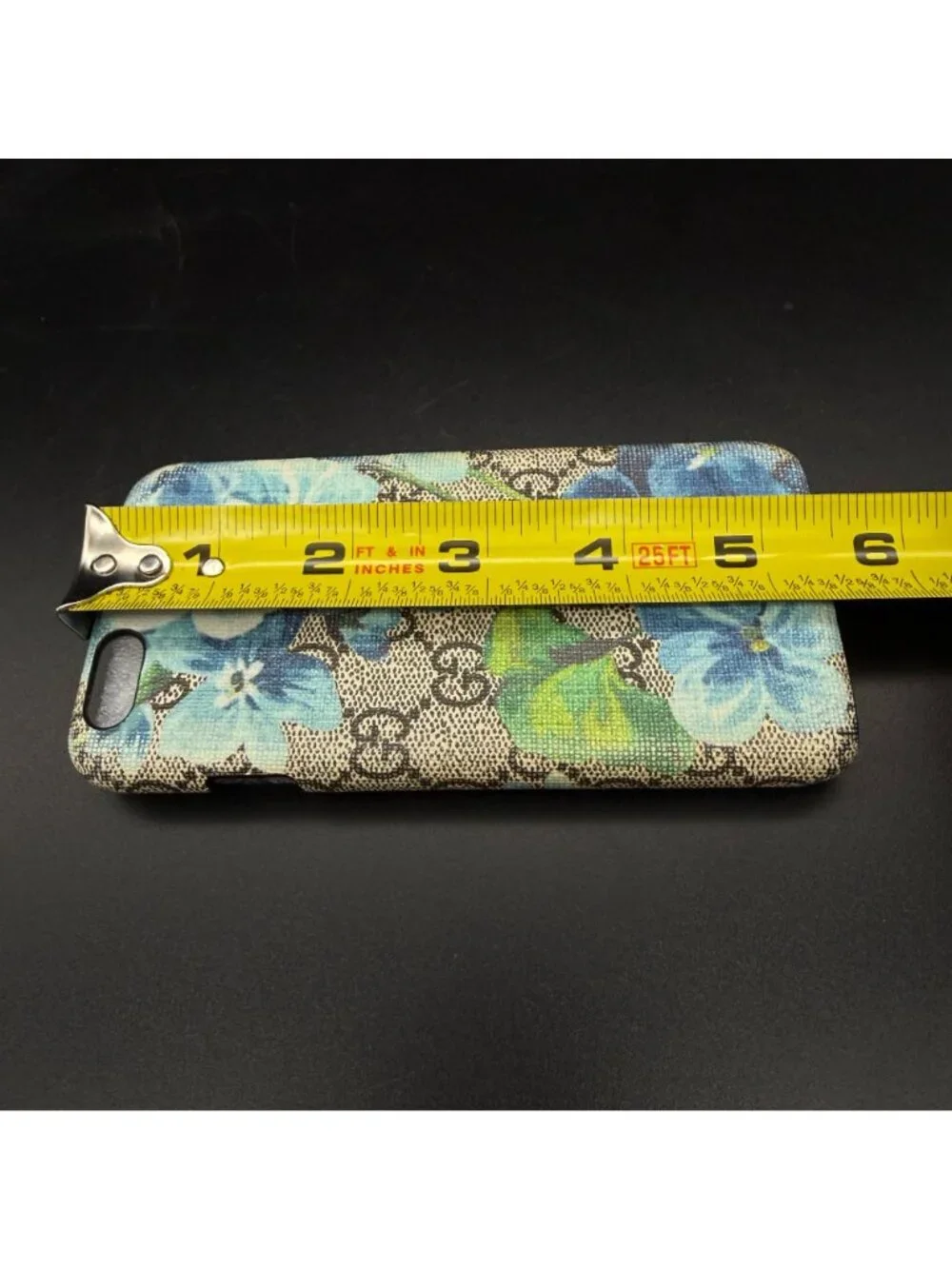 Gucci GG Blooms Blue Floral iPhone Case 6/6s Plus w Box Designer Luxury Logo